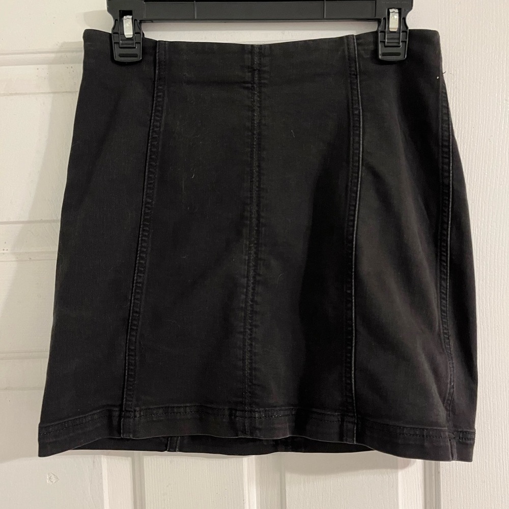 Free People Denim Mini Skirt